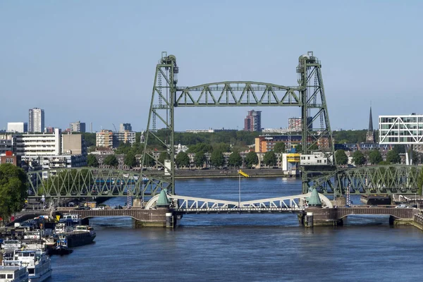 Europa Paesi Bassi Koningshavenbrug Nella Città Rotterdam — Foto Stock