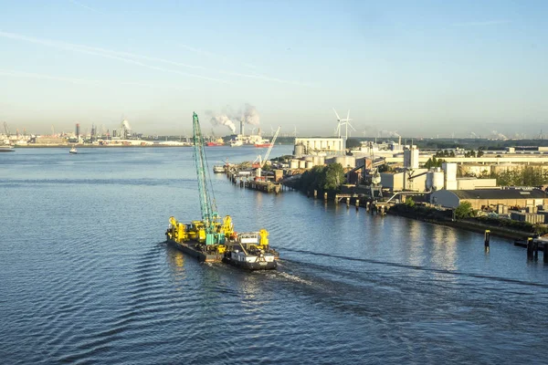 Europa Niederlande Hafen Der Stadt Rotterdam — Stockfoto