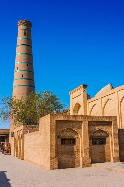 Architecture Historique Itchan Kala Centre Ville Fortifiée Khiva Ouzbékistan Site — Photo