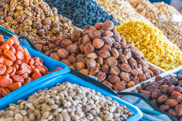Dried Food Products Sold Chorsu Bazaar Tashkent Uzbekistan — Stock Photo, Image
