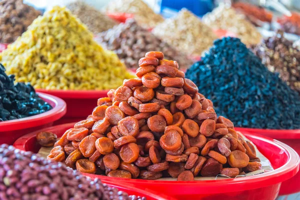 Dried Food Products Sold Chorsu Bazaar Tashkent Uzbekistan — Stock Photo, Image
