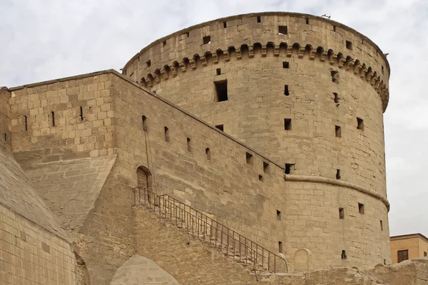 Fortification Walls Citadel Cairo Egypt — Stock Photo, Image