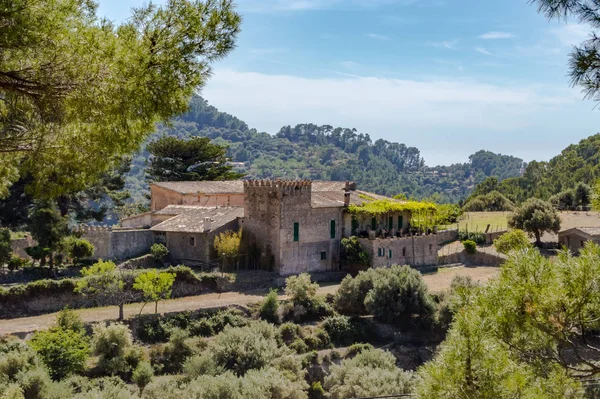 Vista Uma Fazenda Arquitetura Maiorca Campo Palma Maiorca Espanha — Fotografia de Stock