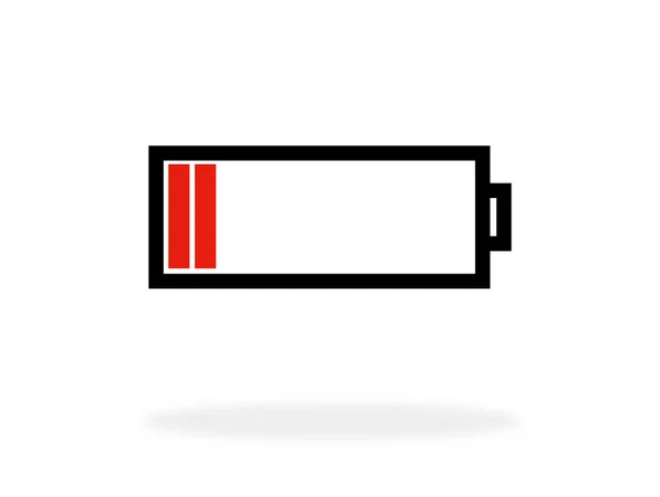 Batteri Ikon Design Illustration — Stockfoto
