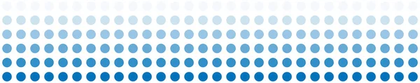 バナー 白い背景に青いグラデーションドット — ストック写真