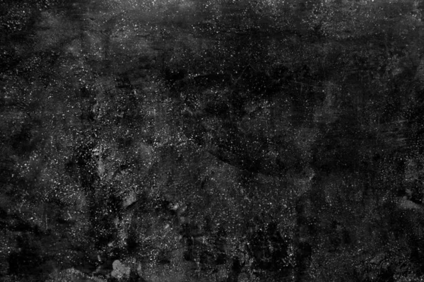 Vuile Zwarte Achtergrond Textuur Met Krassen — Stockfoto