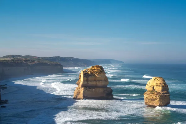 Two Twelve Apostles Rocks Great Ocean Road — Stock Photo, Image