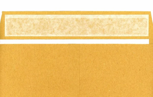 Brązowa Papierowa Koperta Listy Pocztowe — Zdjęcie stockowe