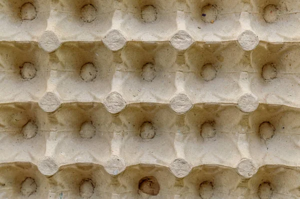 Верхний Вид Поверхности Листа Пустой Картонный Ящик Яйцо Коробка Яйца — стоковое фото