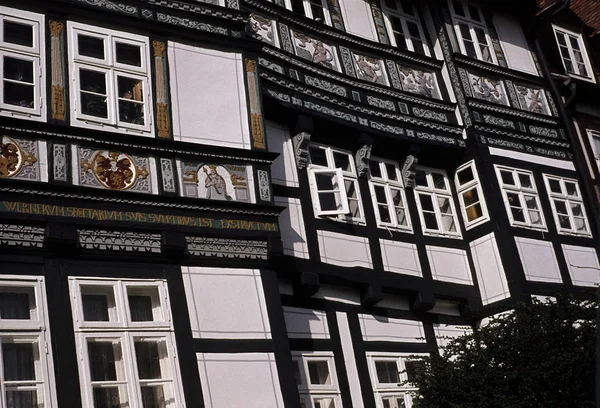 Старий Міський Фасад Гільдесгаймі — стокове фото