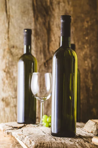 Vin Verre Vin Blanc Dans Cave Vin Vieux Vin Blanc — Photo