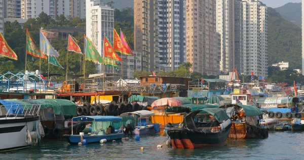Aberdeen Hong Kong May 2019 Hong Kong Fishing Harbor Port — 스톡 사진