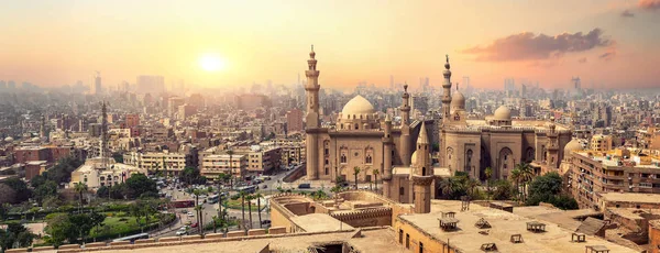 Vista Mezquita Sultan Hassan Cairo — Foto de Stock