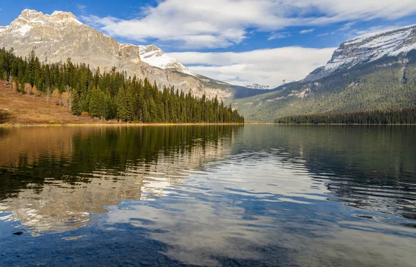 Panorama View Emerald Lake Michael Peak Wapta Mountain Yoho National — Stock Photo, Image