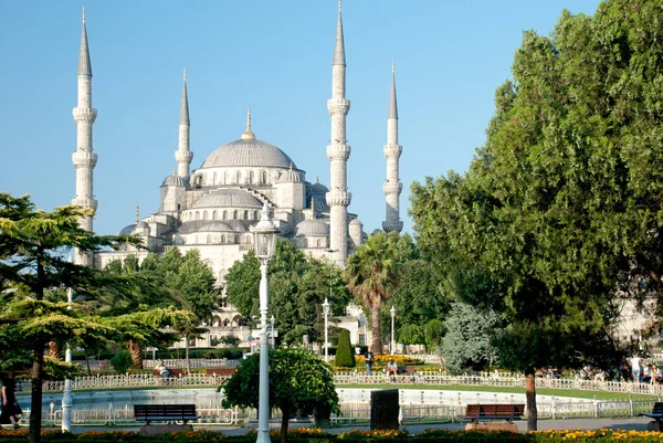 Μπλε Τζαμί Sultan Ahmet Camii Istanbul — Φωτογραφία Αρχείου