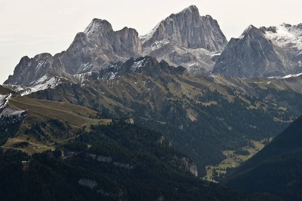 Vista Panorámica Del Majestuoso Paisaje Dolomitas Italia —  Fotos de Stock