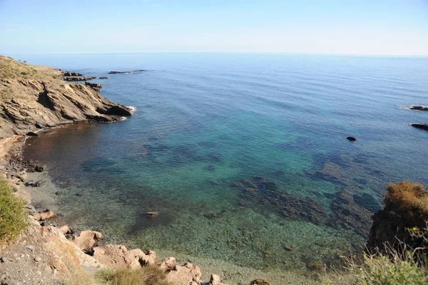 Afgelegen Baai Aan Middellandse Zee — Stockfoto