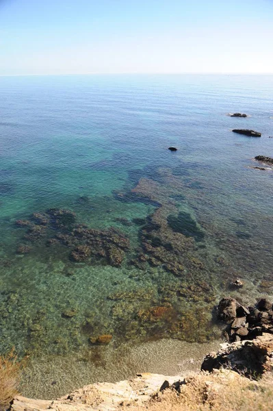 Afgelegen Baai Aan Middellandse Zee — Stockfoto