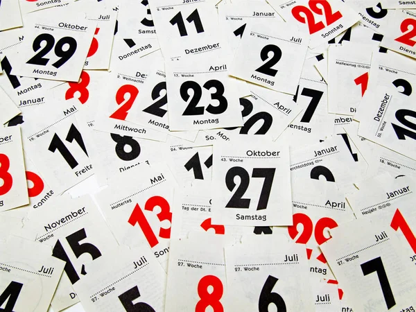 Calendario Horario Organizador — Foto de Stock