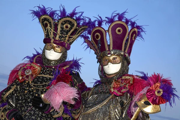 Karnaval Partisi Kostümü Maskesi — Stok fotoğraf