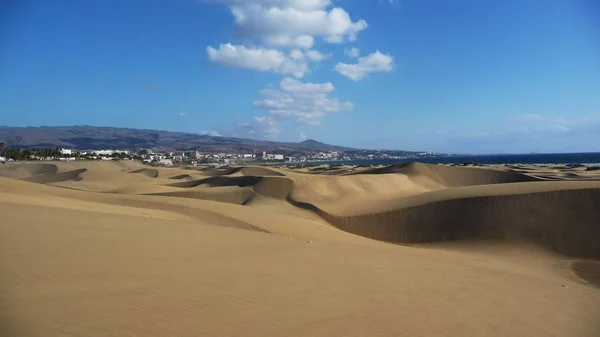 Sanddyner Maspalom Gran Canaria — Stockfoto