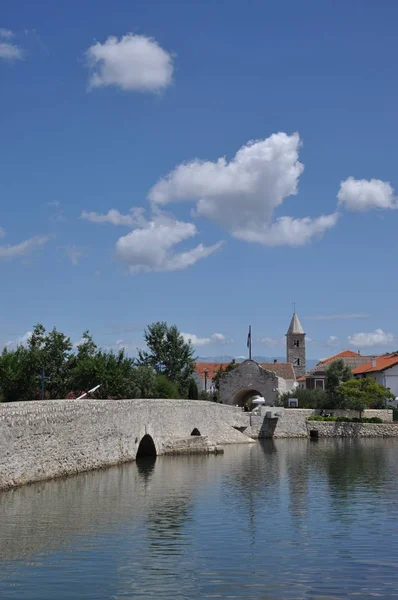 Puente Nin Croatia — Foto de Stock