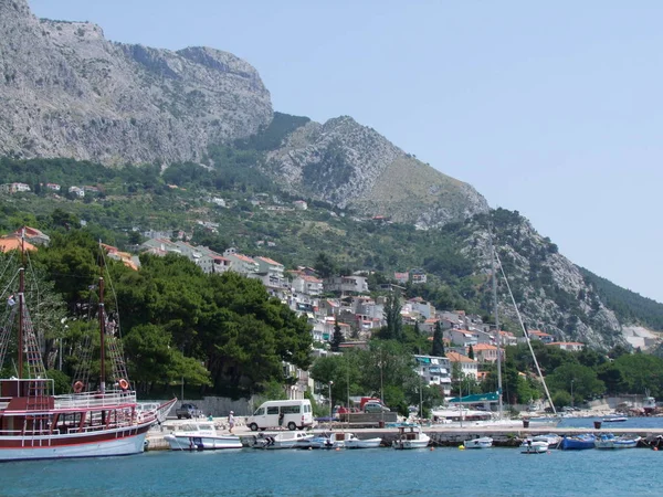 Omis Piratstaden Croatia — Stockfoto