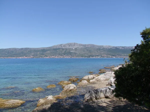 Aufgeteilt Kroatien Küstengebirge — Stockfoto