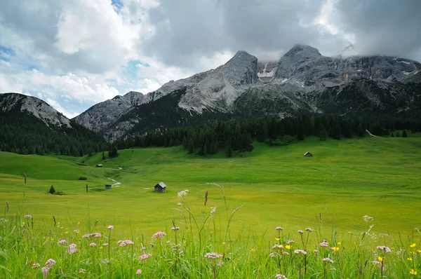Vista Panoramica Del Maestoso Paesaggio Dolomitico Italia — Foto Stock