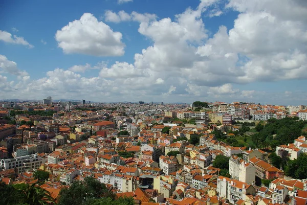 Över Taken Lissabon — Stockfoto