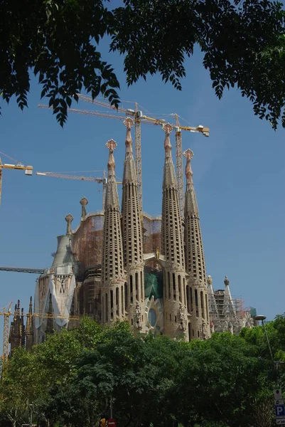 Sagrada Familia Base Sagrada Famlia — Photo