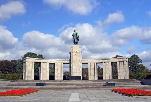 Monumento Alla Guerra Sovietica Berlin Germania — Foto Stock
