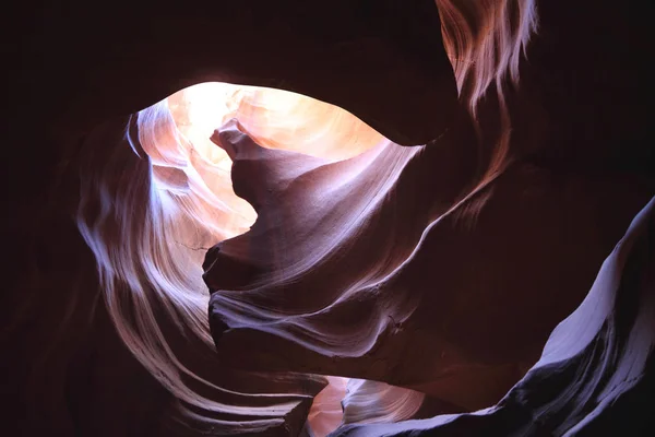 Abstrakt Klippmönster Antelope Canyon Arizona Usa — Stockfoto