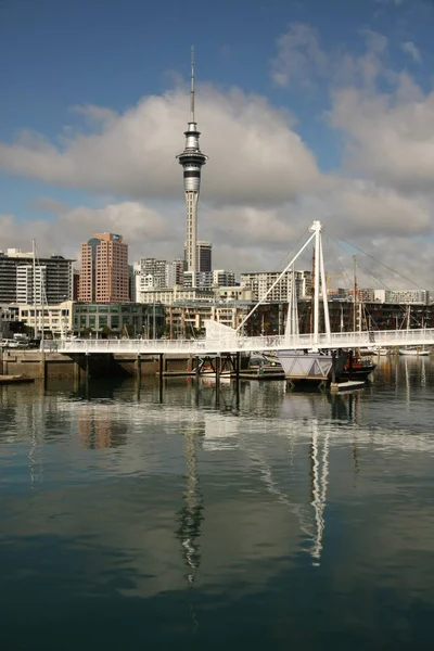 Skyline Auckland Nueva Zelanda — Foto de Stock