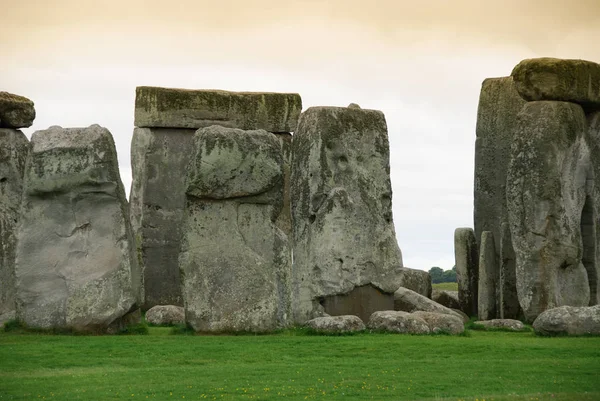 Monolti Dans Site Archéologique Stonehenge — Photo