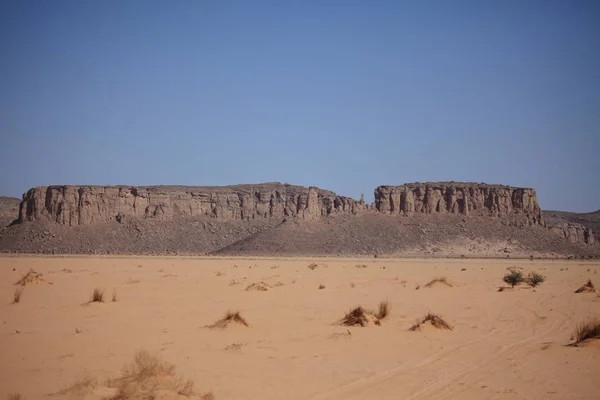 Vue Panoramique Sur Nature Dans Désert Sahara — Photo