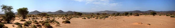 Vue Panoramique Sur Nature Dans Désert Sahara — Photo