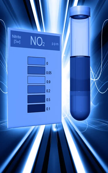 배경에 질산염 검사의 디지털 — 스톡 사진