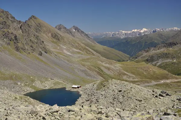 Vista Panorâmica Paisagem Majestosa Dos Alpes — Fotografia de Stock