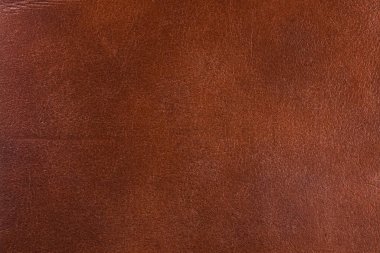 Natural brown leather texture. Close up. clipart