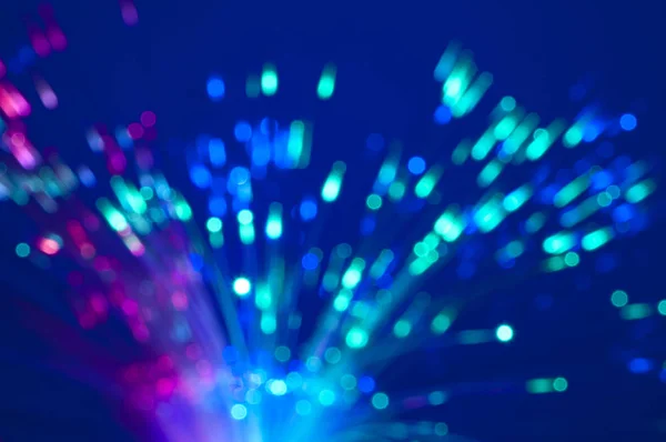 Blurry Background Optical Fibers — Stock Photo, Image