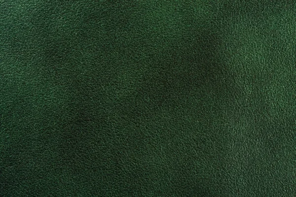 Natuurlijke Donkergroene Lederen Textuur Sluiten — Stockfoto