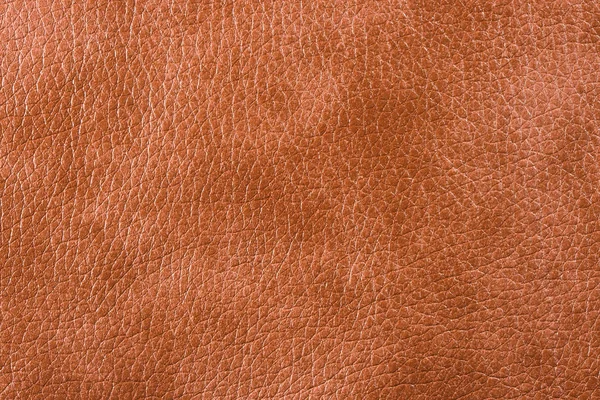 Natural Qualitative Brown Leather Texture Close — Stock Photo, Image