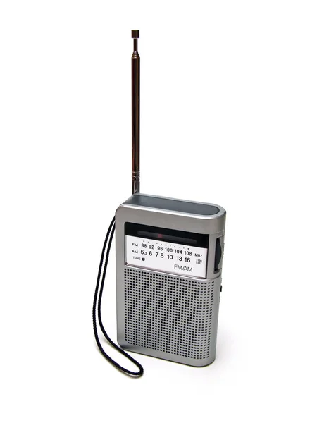 Receptor Radio Aislado Sobre Fondo Blanco — Foto de Stock