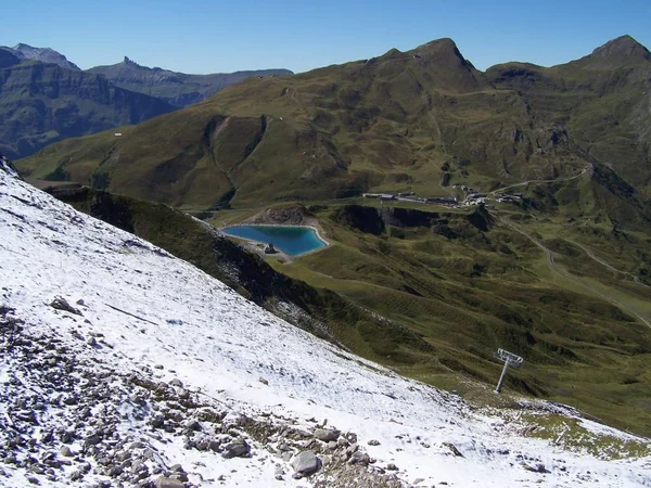 Panorama Visto Pouco Antes Eiger Face Norte — Fotografia de Stock