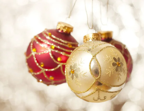 Colorful Christmas Ornaments Decoration — Stock Photo, Image