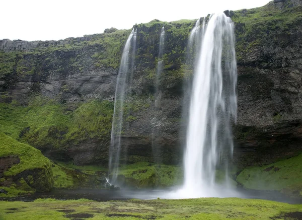 Vista Panoramica Maestoso Paesaggio Con Cascata — Foto Stock