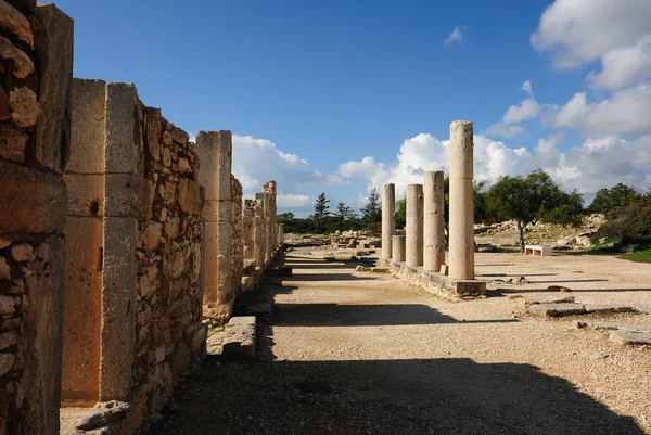 Ruinas Del Antiguo Templo Griego Ciudad Jerash Jordano — Foto de Stock