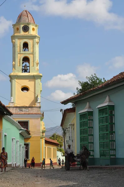 Cuba Trinidad Vista Catedral — Foto de Stock