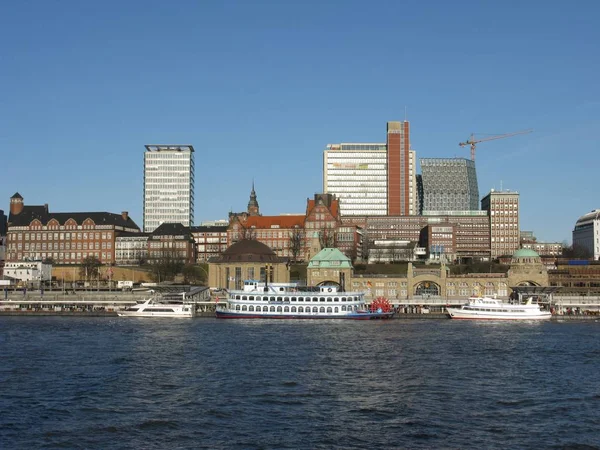 Panorama Della Città Hamburg — Foto Stock